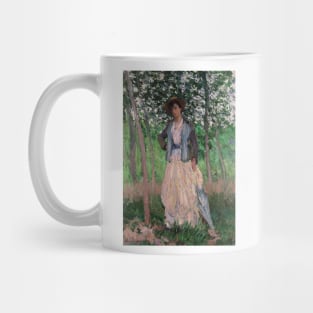 The Stroller (Suzanne Hoschede, later Mrs. Theodore Earl Butler, 1868-1899) by Claude Monet Mug